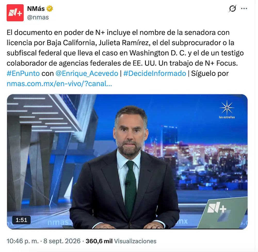 5 puntos del presunto ‘proffer agreement’ entre Estados Unidos y la senadora Julieta Ramírez