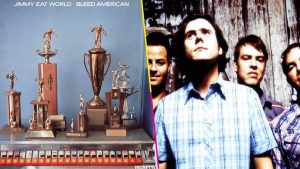 la banda Jimmy Eat World y la portada de su disco Bleed American