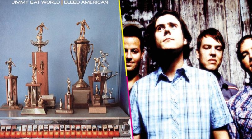 la banda Jimmy Eat World y la portada de su disco Bleed American