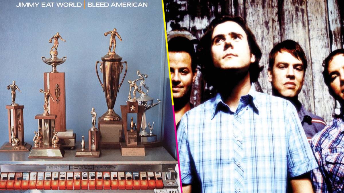 la banda Jimmy Eat World y la portada de su disco Bleed American
