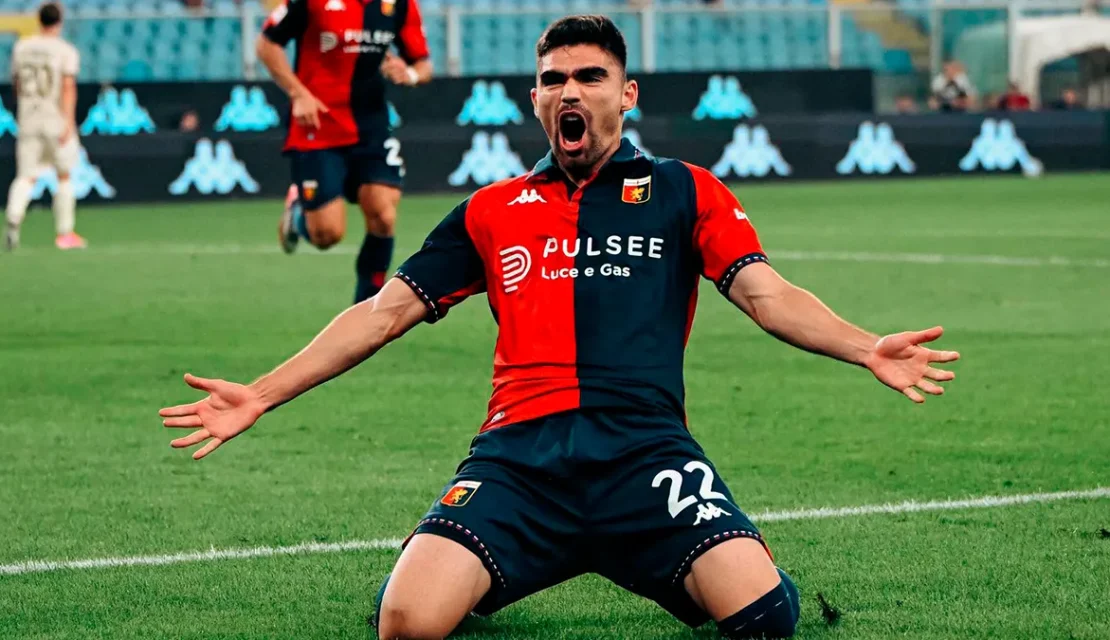 Johan Vásquez ya dio el grito en Italia con el gol del triunfo para el Genoa