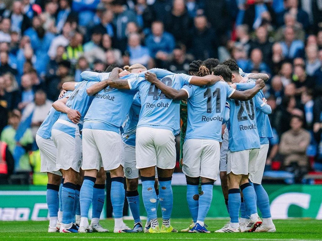 Manchester City previo a la final de la Carabao Cup
