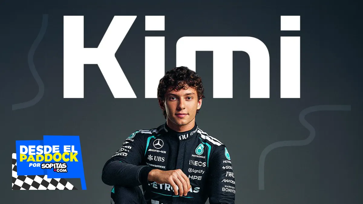 Kimi Antonelli va al fondo de la parrilla en el GP de Italia por estrategia de Mercedes