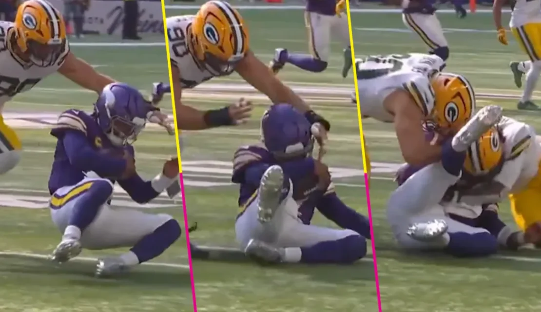Kyler Murray, en manos de los médicos tras el violento golpe en su debut con los Vikings: “Está bien”