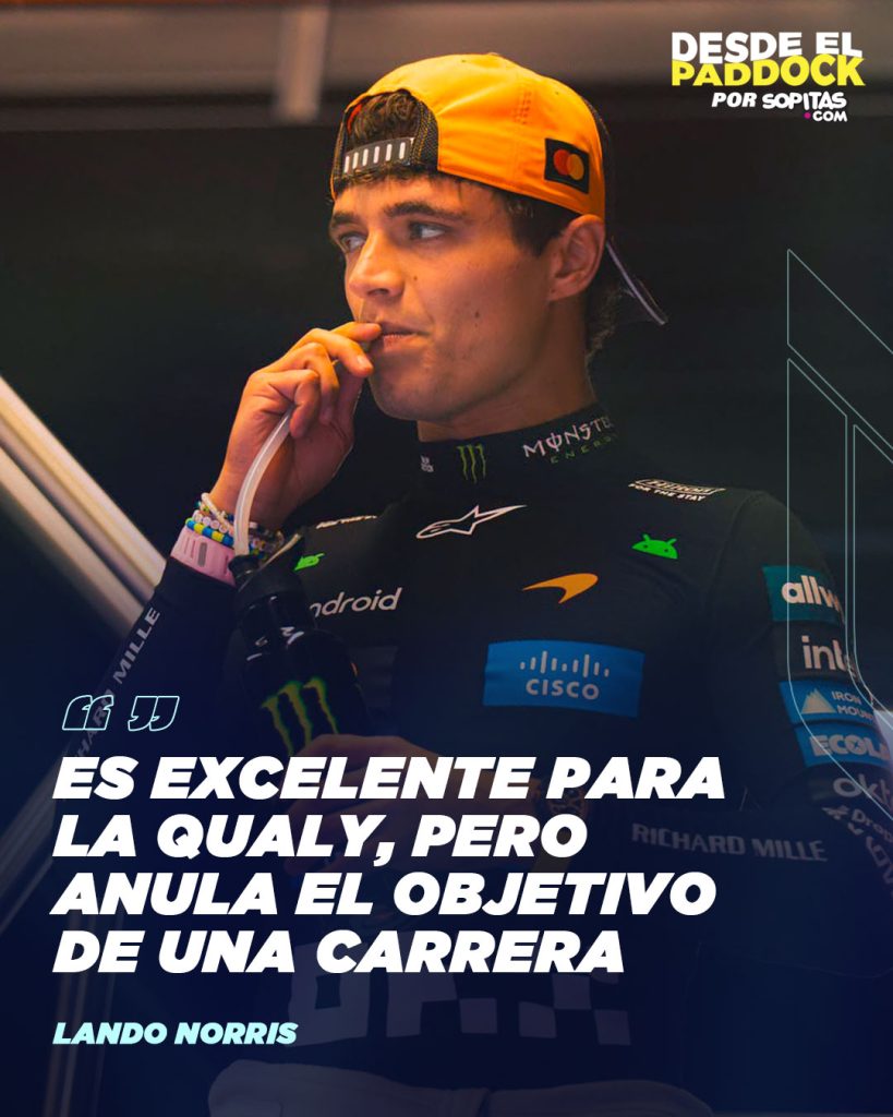 Lando Norris sobre el Madring