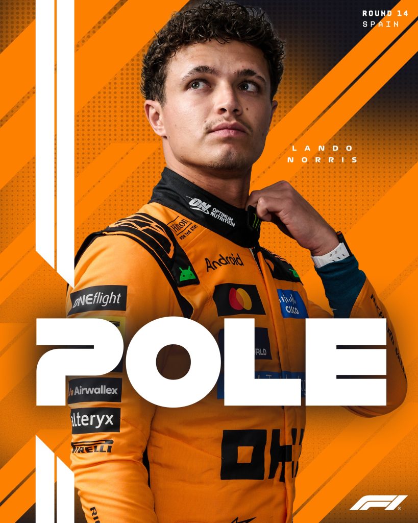 Lando Norris pole position del Gran Premio de España