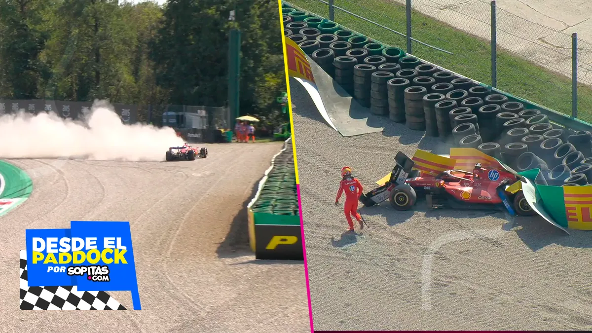 Leclerc choca en Monza