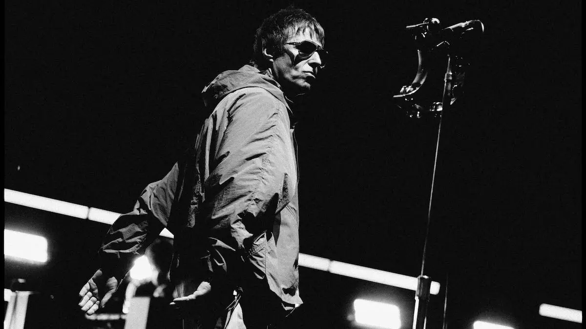 Liam Gallagher en show de Oasis, Brasil 2025