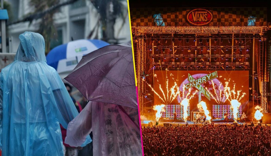 ¿Me llevo impermeable? Checa el pronóstico de lluvia para el Vans Warped Tour 2026