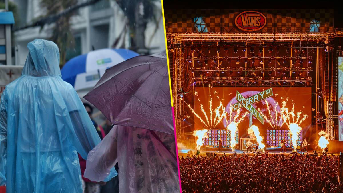 ¿lloverá los días que se realice el Vans Warped Tour?