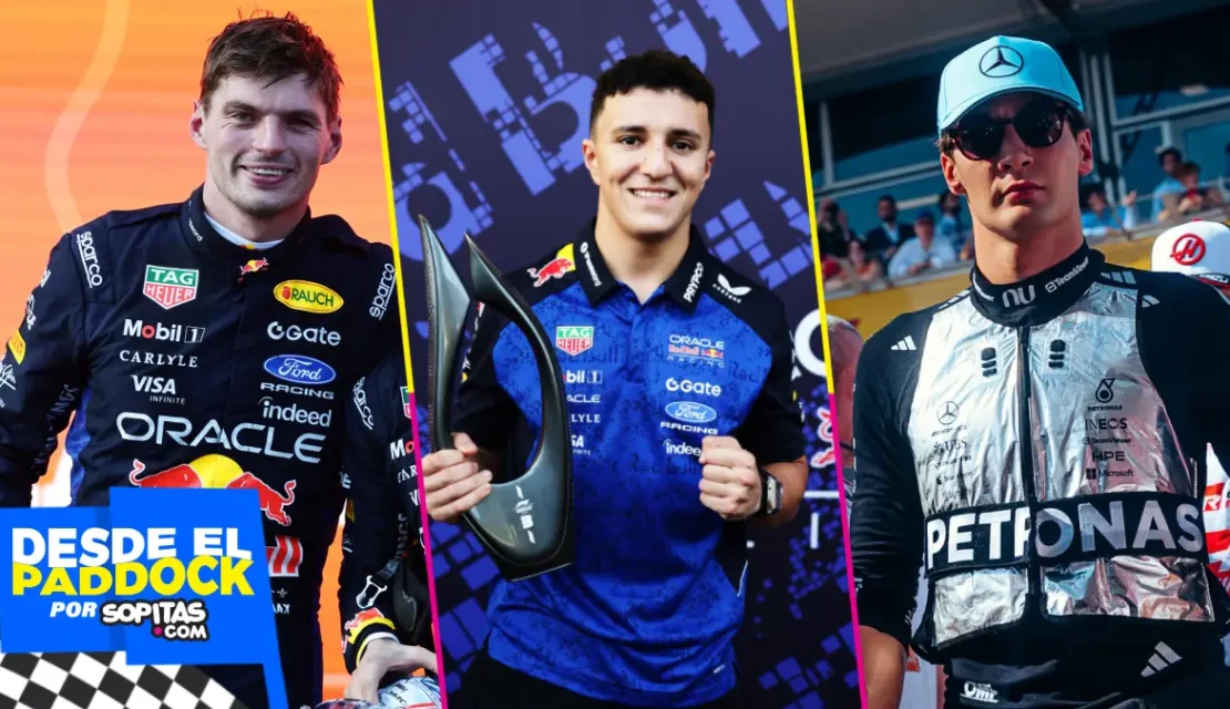 Max Verstappen, Isack Hadjar y George Russell salen en defensa de Franco Colapinto