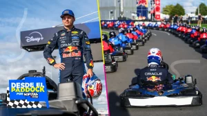 Así fue la victoria de Max Verstappen vs 100 karts