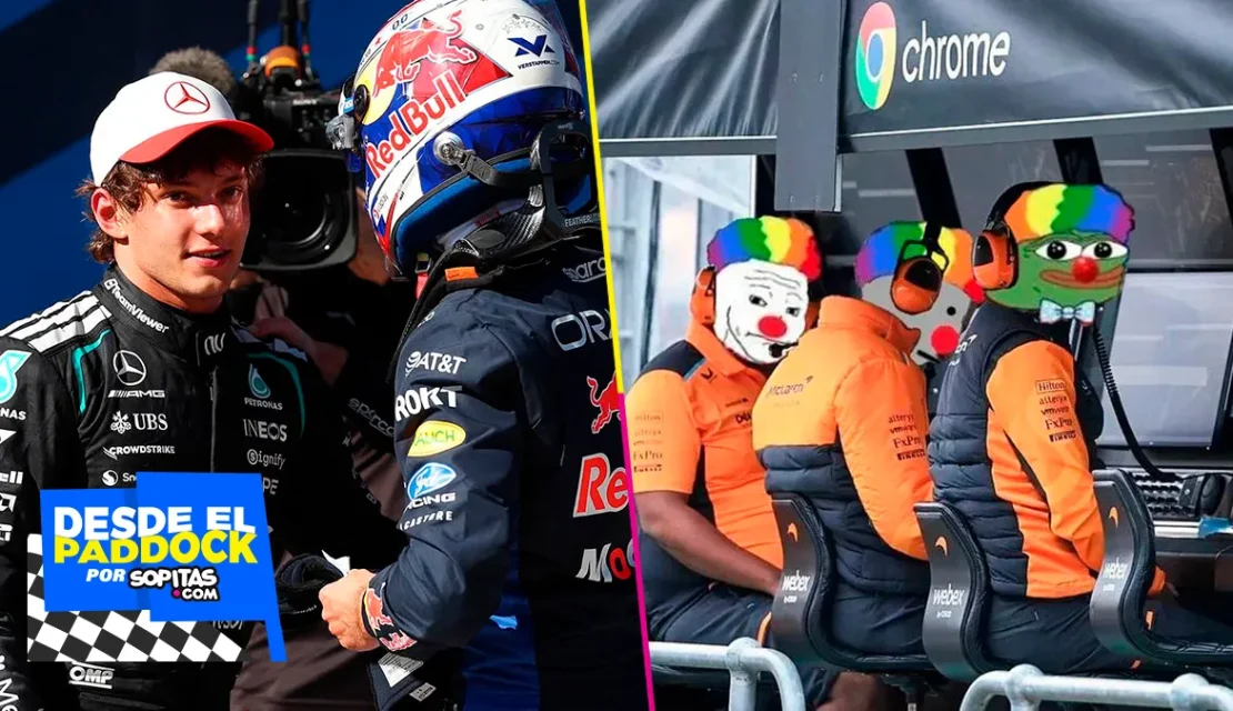 McLaren sabotea a Norris en el Madring y le regala el triunfo a Antonelli; Checo abandona 