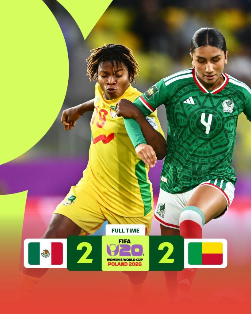 empate de México vs Benín en el Mundial Femenil Sub-20