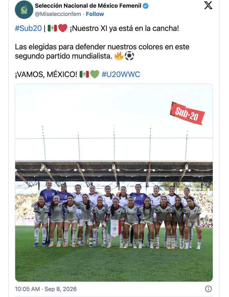 México pierde con Polonia en el Mundial Femenil Sub-20