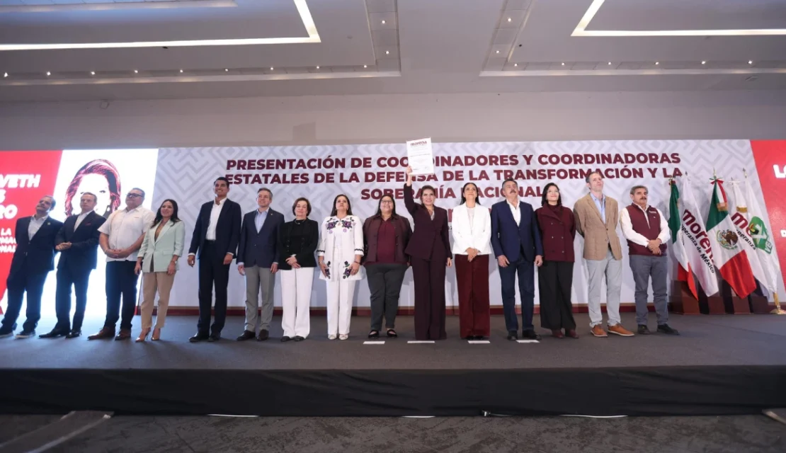 Morena destapa a coordinadores rumbo a las elecciones 2027: ¿Quiénes son y qué harán?