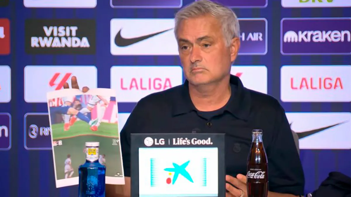 José Mourinho, en conferencia