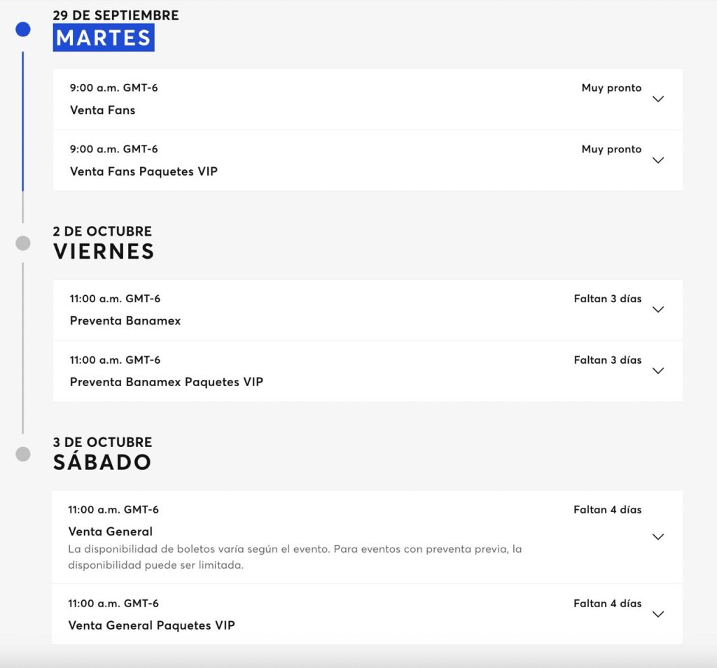 venta de boletos de niall horan mexico 2027