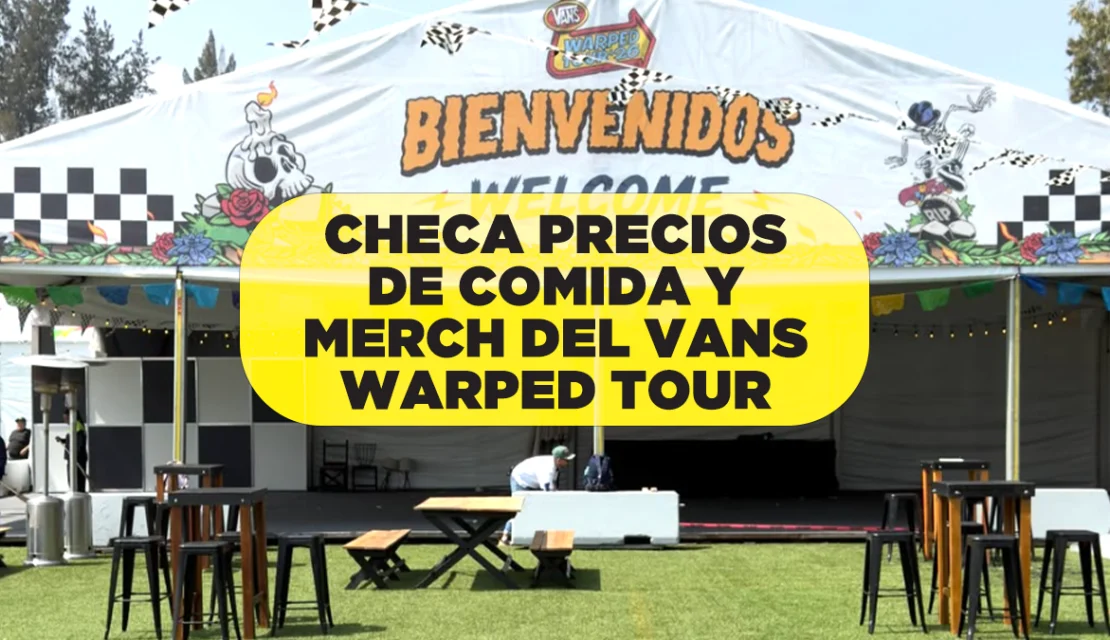 Vans Warped Tour: Checa los precios de merch oficial y comida