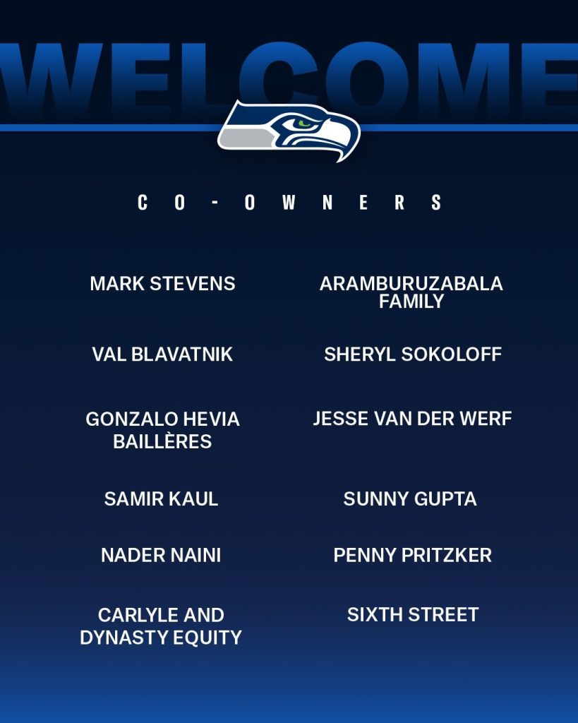 Los nuevos dueños de los Seattle Seahawks