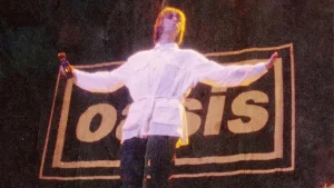 Foto de Oasis en Knebworth, 1996