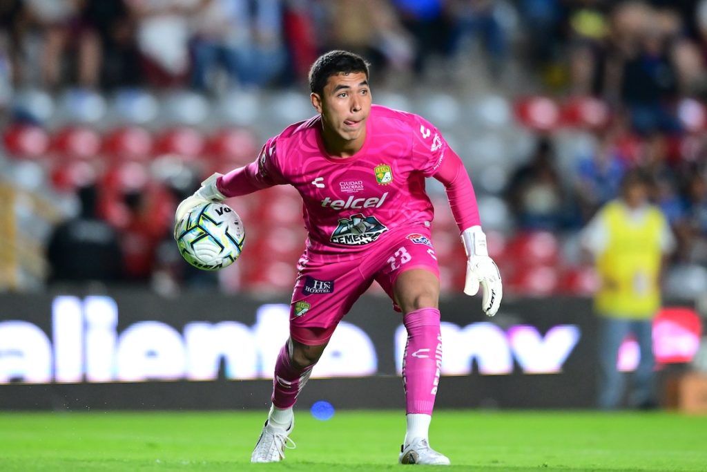 Oscar García, portero del León