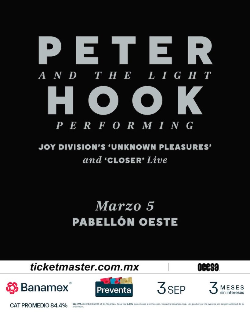 póster de Peter Hook & The Light  en México