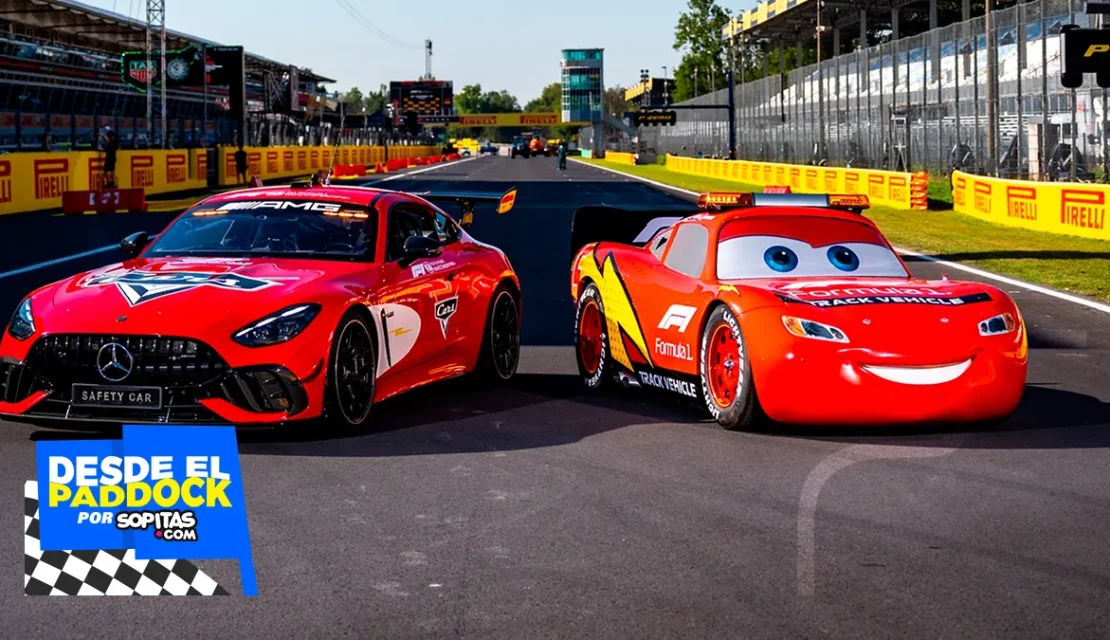 Rayo McQueen formará parte del GP de Italia y dará una vuelta de honor en Monza