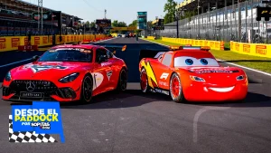 Rayo McQueen en el GP de Italia