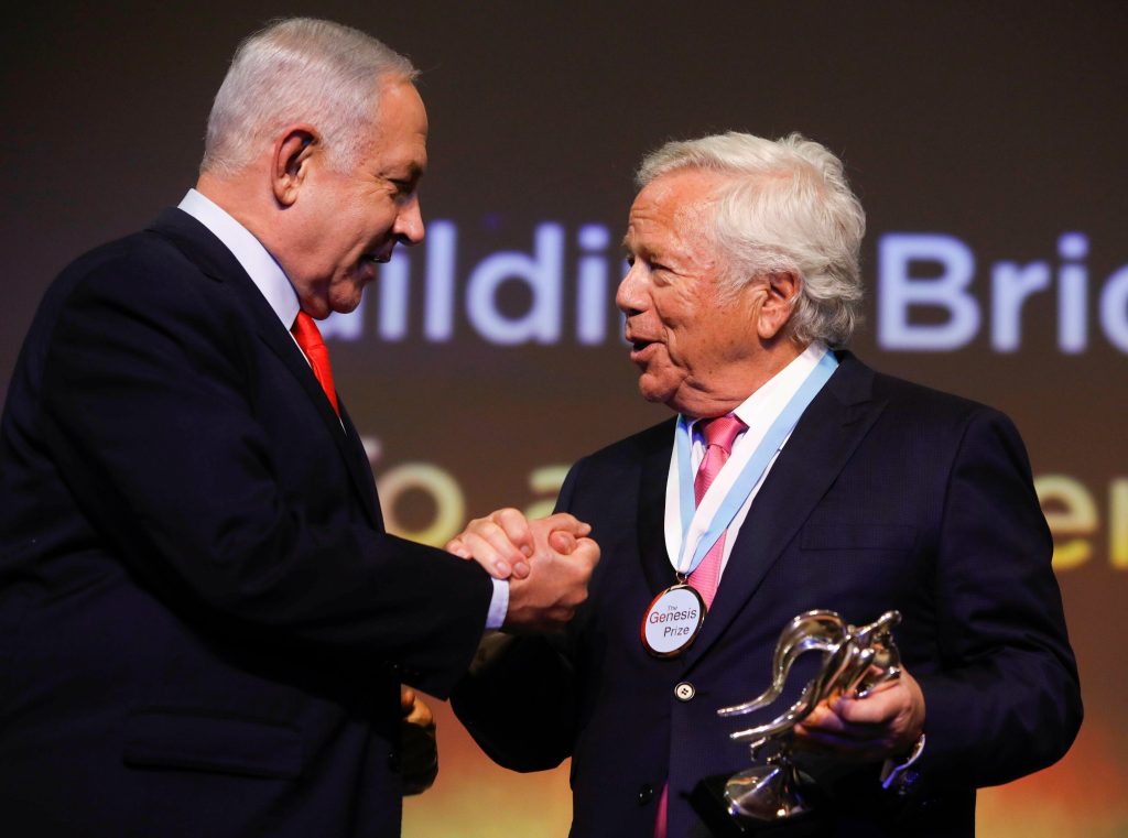Robert Kraft ganó el premio Génesis