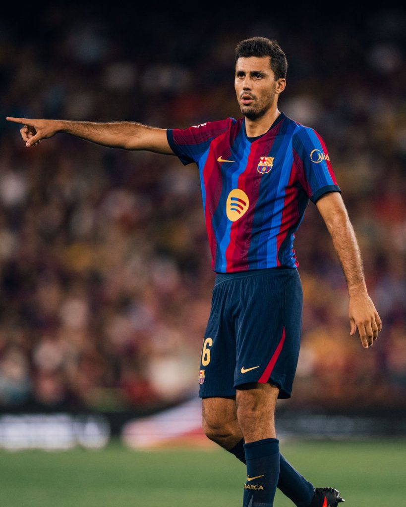 Rodri con el Barcelona