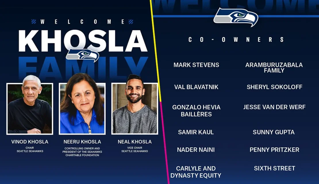 La NFL estrena dueños mexicanos en los Seattle Seahawks