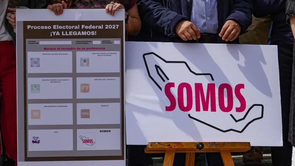 INE pide cambiar el logo de 'Somos', el nuevo partido político de la oposición