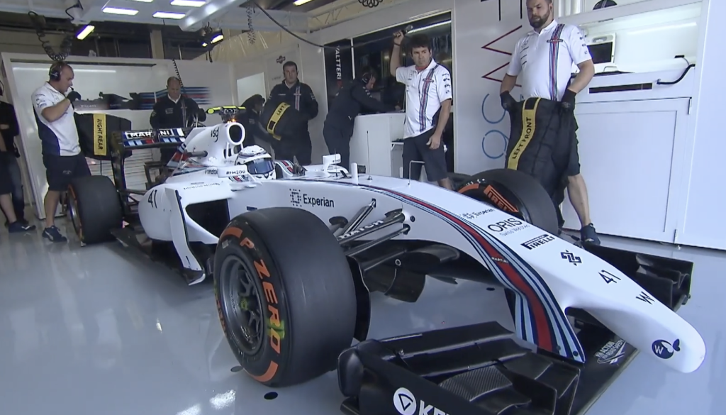 Susie Wolff en el Williams en 2014
