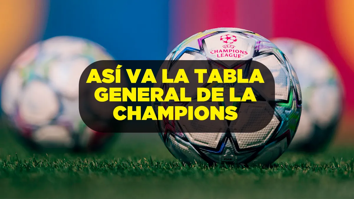 Tabla general de la Champions League fase de liga 2026