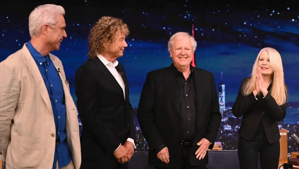 The Talking Heads en el Tonight Show with Jimmy Fallon.