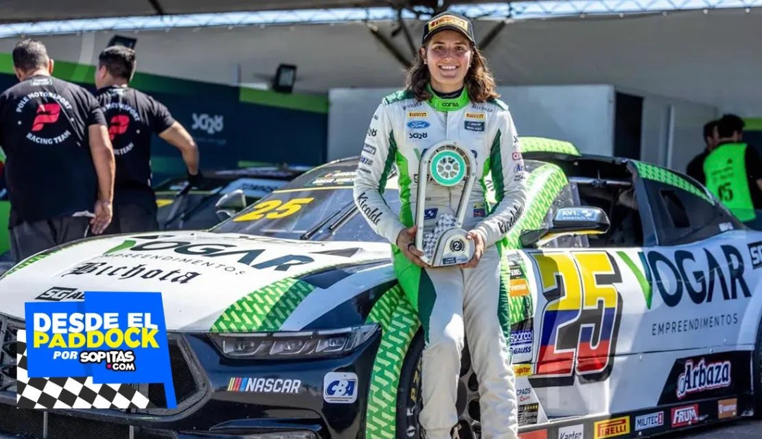 Karol G, la pieza detrás del histórico triunfo de Tatiana Calderón en Nascar Brasil