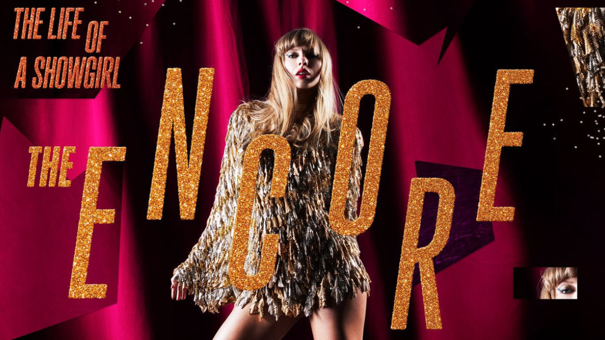 portada de the life of a showgirl the encore de taylor swift