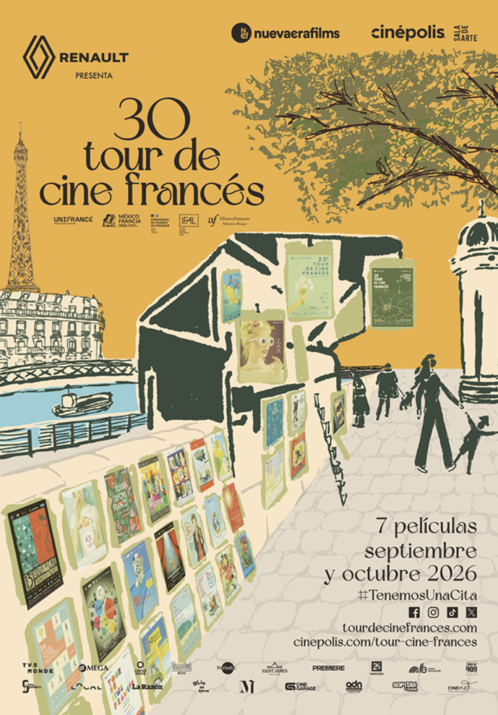 Póster del Tour de Cine Francés 2026