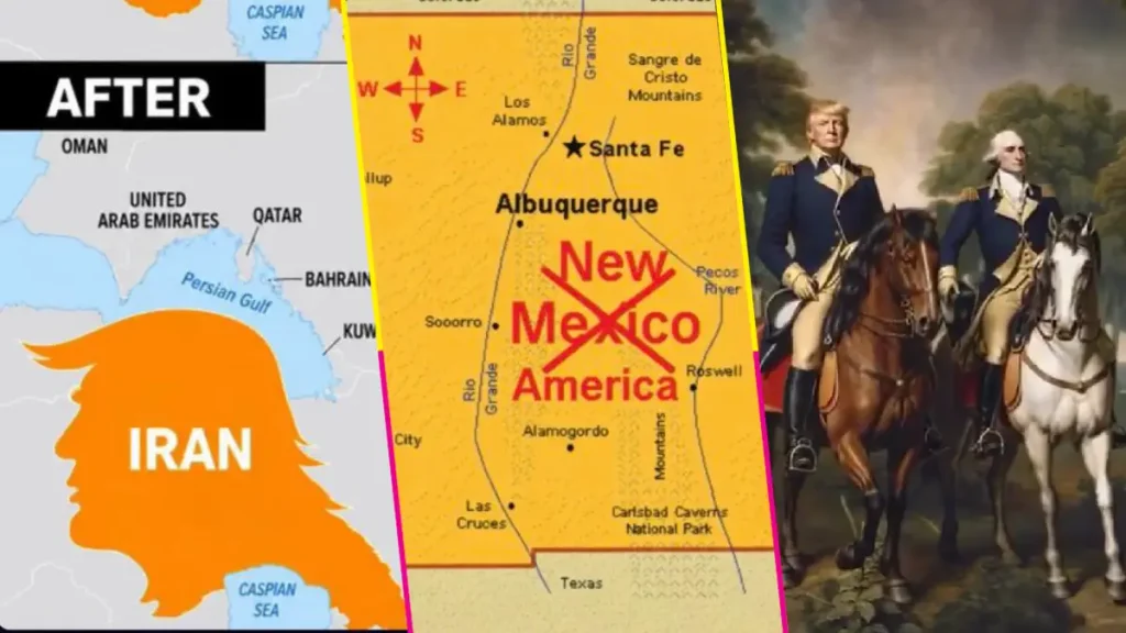 ¿Nuevo México o Nueva America? Trump lanza otra imagen y se suma a sus extraños posts en Truth Social