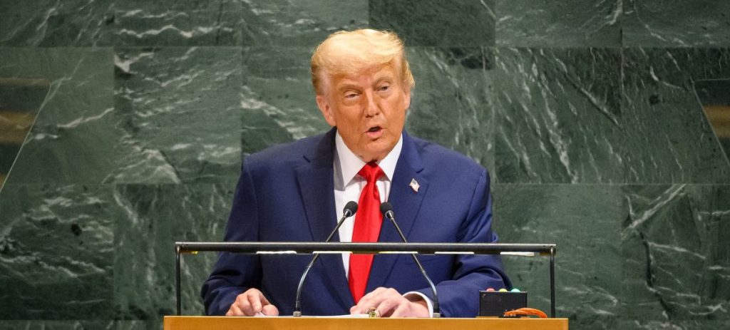 Trump amenaza con usar su "poder militar" contra medio mundo en la Asamblea General de la ONU