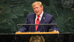 Trump amenaza con usar su "poder militar" contra medio mundo en la Asamblea General de la ONU