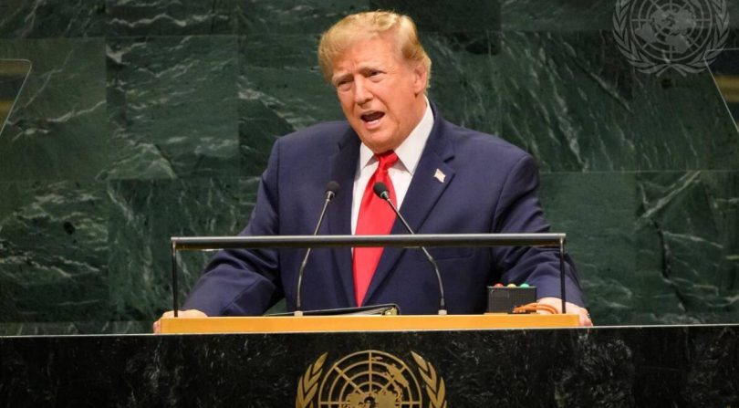 Trump amenaza con usar su "poder militar" contra medio mundo en la Asamblea General de la ONU