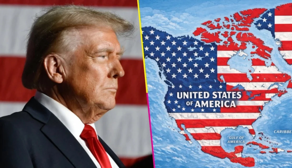 Nuevo “mapa” de Estados Unidos con México y Canadá incluidos: ¿Delirio de Trump o distractor social?