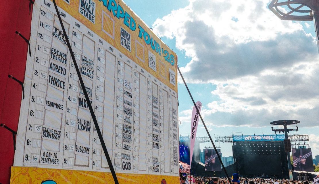 ¿Por qué en el Vans Warped Tour se dan a conocer los horarios el mismo día?