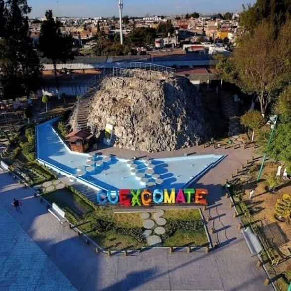 El volcán más chiquito del mundo está en un patio de Puebla
