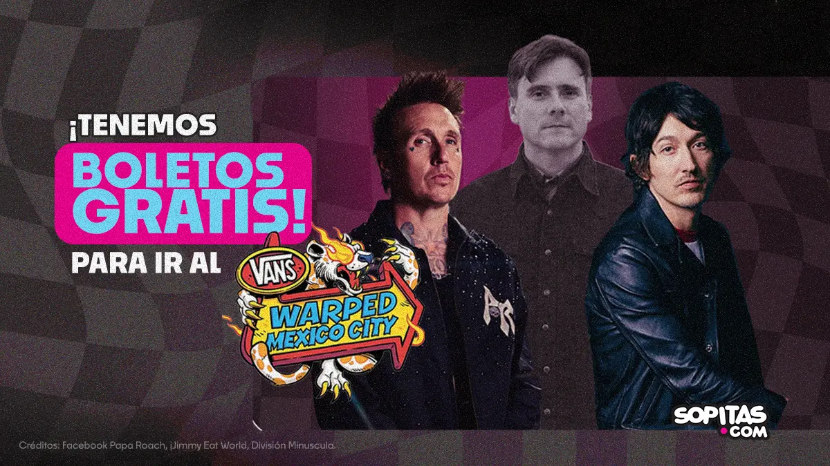 imagen ilustrativa de la promoción de boletos que Sopitas.com regala para el Vans Warped Tour México