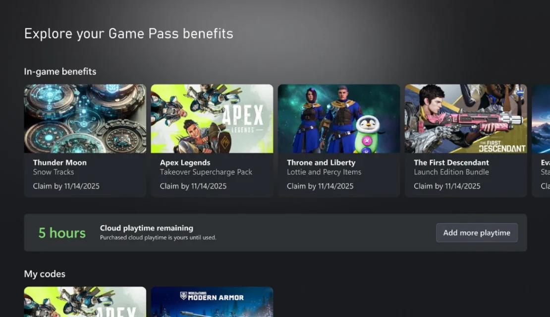 Cambios al Xbox Cloud Gaming: adiós al tiempo ilimitado de los juegos en la nube