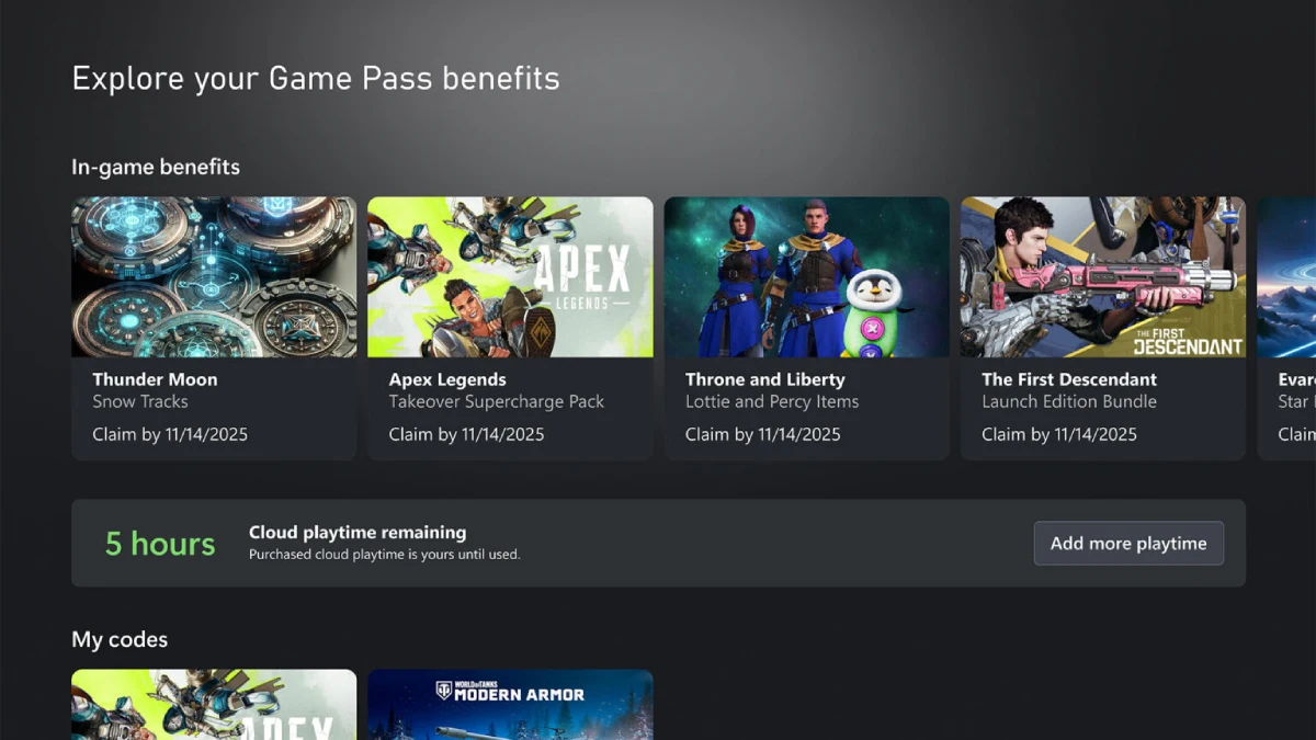 Xbox Cloud Gaming limitará el tiempo de juego para los usuarios de Game Pass.