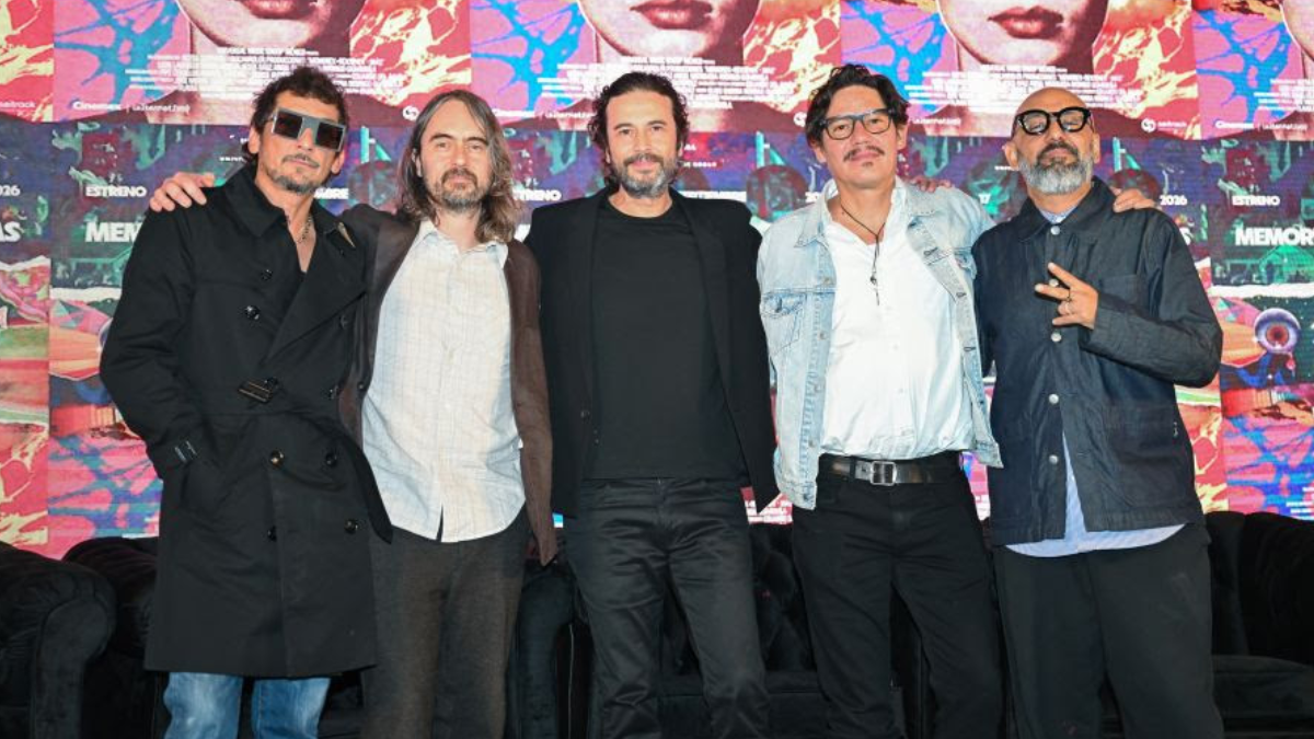 Zoé en la premier de la película Memorex rexsexex